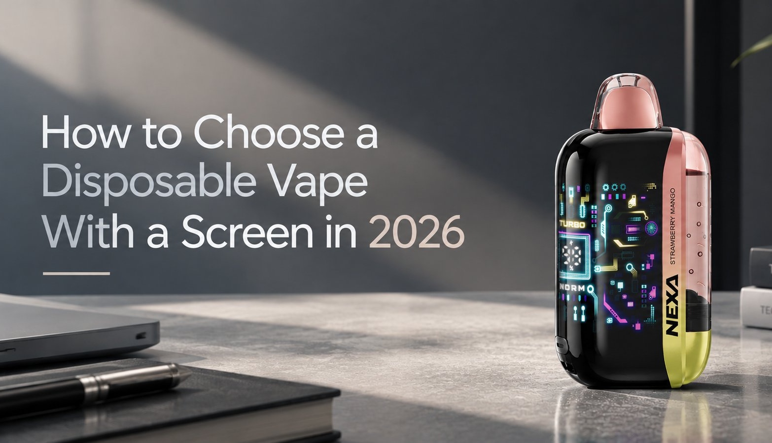 How to Choose a Disposable Vape With a Screen in 2026